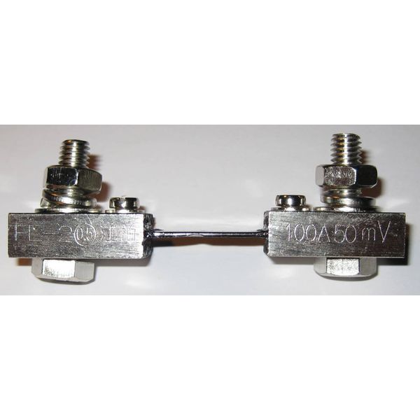 100 Amp Shunt - 50 mV Output - DC Current Shunt - Screw and Bolt Connection