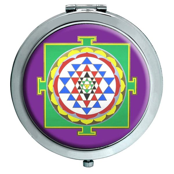 Sri YantraHindu Compact Mirror