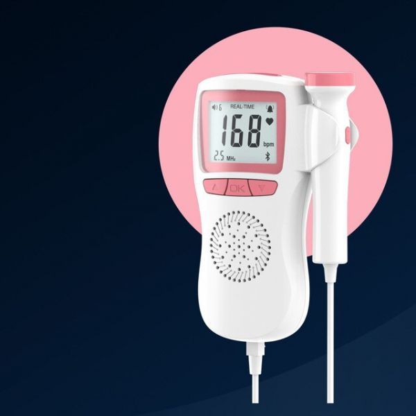 Fetal Heart Sound Meter Heart Rate Heart Sound Listener Pregnant Women Gift 41, 02 Type WHITE