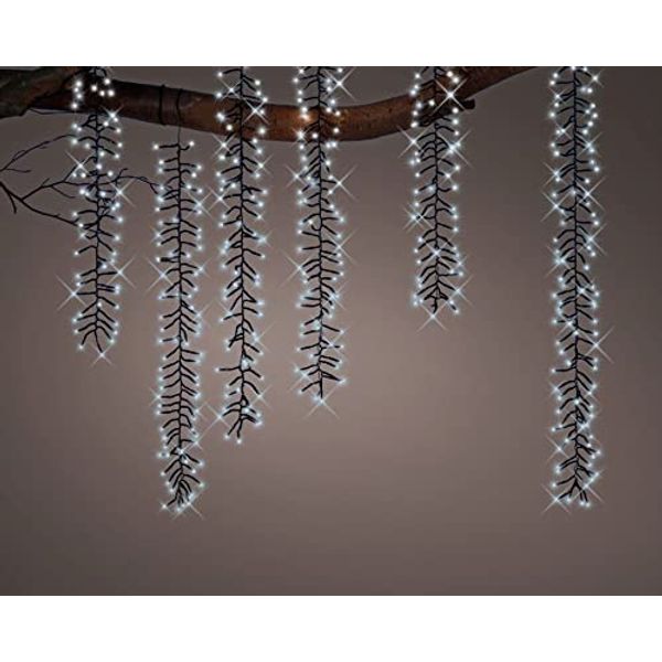 Kaemingk Tree 480 LED Cascade Chaser Lights Black/Cool White - 9500157