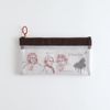 Green Flash STUDY HOLIC Pencil Case - Mesh Pen Pouch Musical