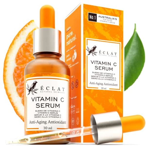 Vitamin C Face Serum - Hyaluronic Acid, Retinol, & Vit E - Anti Aging Facial Brightening Serum for Skin Care - Timeless Pure Vitamin C Serum for Face Dark Spots, Vit C Serum Oil, Face Serum for Women