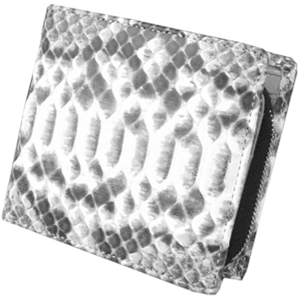 Godin Sppw8098cp.mNat Natural Diamond Python Short Wallet, natural white