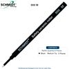 6 X Schmidt 888 Rollerball Refill - Medium - Black Ink - (Made In Germany)
