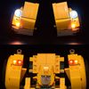 LightGo LED Lighting Kit Designed for Lego Transformers 10338 Bumblebee Light up Set - Not Include Model (Remote Version)