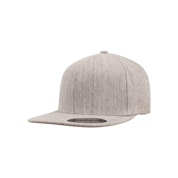 Flexfit Flat Visor Kappen, Heather, S/M