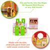Dining Room - Wooden Dolls House Accessories, Multicolor