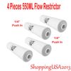 4 X 550ML CC Flow Restrictor Quick Connect Push In Water Filter RO System
