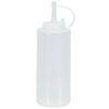 SquEEze Dispenser 12 oz NOZZLE BOTTLE Clear Soft & Squeezable Plastic Applicator