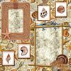 Beach Theme - Coastal Seashell Personalized Wall Art or Scrapbook