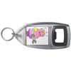 White Girl Robot - Plastic Bottle Opener Key Ring