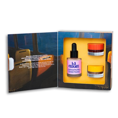 La Crique - Makeup Set - Limited Edition Soleil d'Hiver - Hybrid Makeup & Skincare Set - 3 Products Essential Makeup - All Skin Types - 99% Natural Ingredients - Vegan - Limited Edition