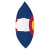Colorado State flag Throw Pillow