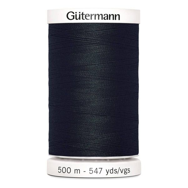 Gutermann Black 500mtr/547yd Sew-All Polyester Thread, 5.5x3.5x3.5 cm