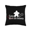 Board Game Life Balance Board Games Throw Pillow
