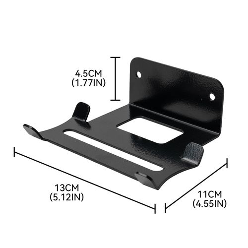 shinar Metal Wall Mount Compatible with flip 6 and Essential 2 Bracket Accessory Stand Compatible with flip 5/6 Integrated Cable Management (Black)