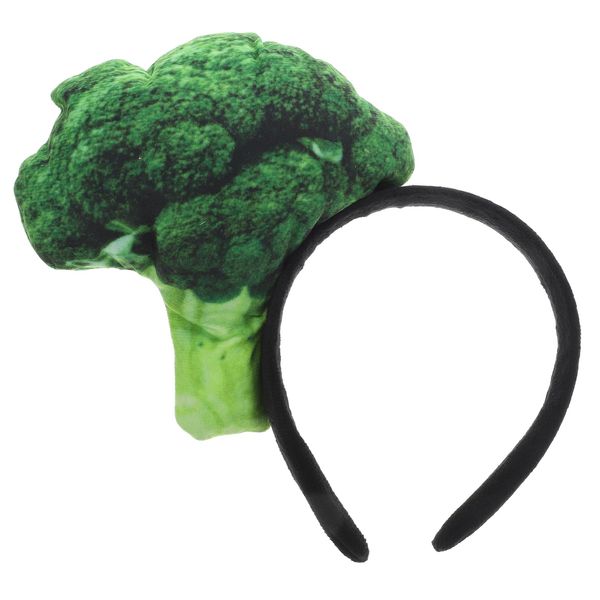 FOMIYES Hair Accessories Vegetable Headband Hair Bands Hair Tie Tiara Vegetables Head Band Cute Headbands Cosplay Headband Spa Headbands Adult Headband Accessories Broccoli Women's Fabric