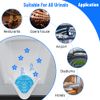 Fragrant Fresh Urinal Screen Deodorizer, Fresh Scented Urinal Screen With Easy Fit & Multiple use (Green Apple, 15 Pack)