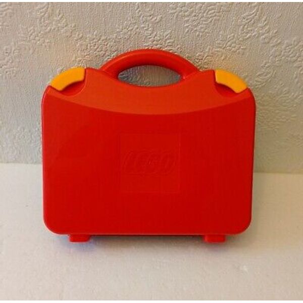 Official Lego Red/Yellow Storage Carry Case (26 cm X 28 cm)