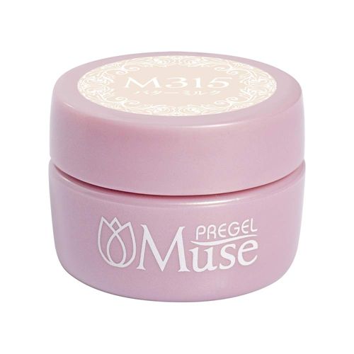 Preanfa PGU-M315 Color Gel Buttermilk 315, 0.1 oz (3 g), Gel Nail