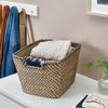 Basket, dark grey, 30x36x25 cm