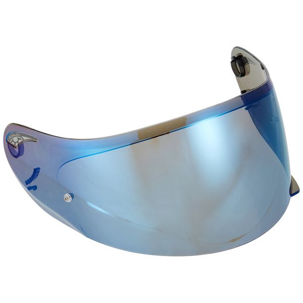 OGK Kabuto CF-1W 556303 Motorcycle Helmet Shield, Blue Mirror