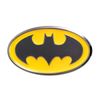 DC Batman Logo Colored Pewter Lapel Pin,Silver,1"