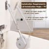 Zinc Alloy Soft Close Hinges - 2-Pack for Toy Boxes, Wooden Chests & Trunks