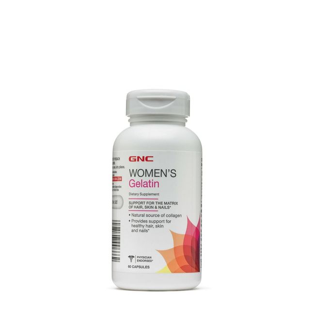 GNC Women's Gelatin 60 Capsules