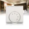 Adjustable Thermostat, Manual Line Volt Thermostat Room Mechanical Temperature Controller for Central Air Conditioning