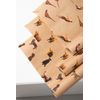 Wrapping Paper 3 Pack Patterned Gifting Wrap Xmas Birthday Kraft Roll 9 Metres