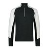 CMP Grid Tech Colour Block 33E1117 Men's Fleece Pullover Black/White 58, black / white