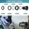 For Triton II Pool & Spa Sand Filter Bulkhead Replacement Part 2-Inch Kit 154714