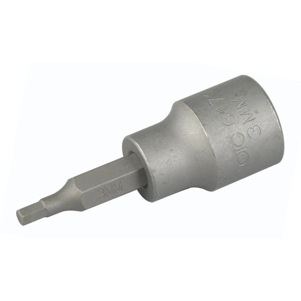 OTC 6171 Metric Hex Bit Socket - 3mm with 3/8" Square Drive