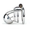 Bondage Masters Male Chastity Device Fixed PA Prince Albert, Silver