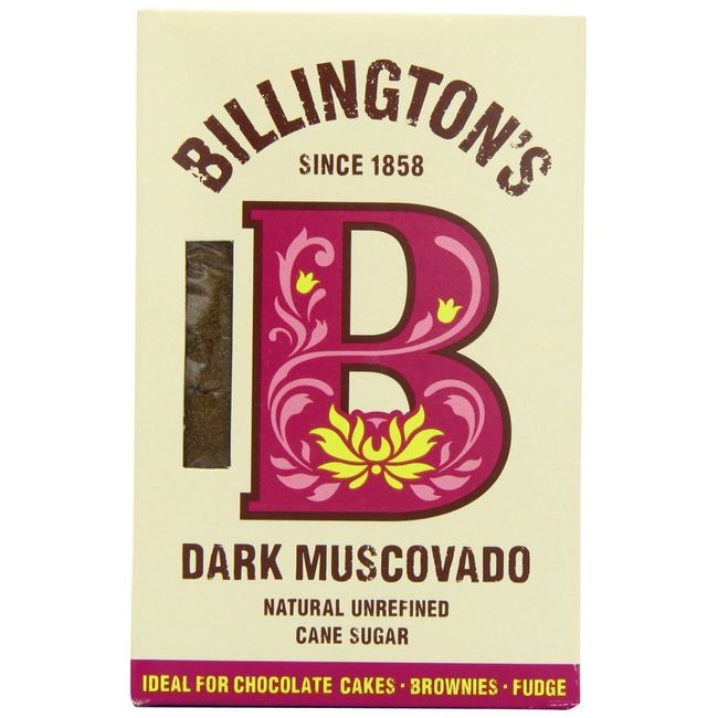 Billington's Natural Unrefined Dark Muscovado Cane Sugar (500g)