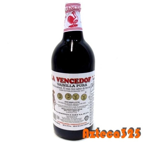 1 Liter Bottle La Vencedora Mexican Vanilla