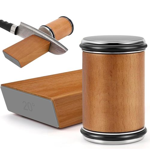 Rolling Knife Sharpener for Kitchen Knives - Rolling Knife Sharpening - Knife Sharpener Tool Kit Offers Sharpening Stone - Birthday Gift for Women Men