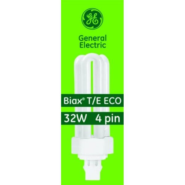 GE Lighting Energy Smart CFL 97632 32-Watt, 2400-Lumen Triple Biax Light Bulb with Gx24Q-3 Base, 10-Pack