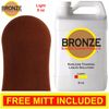 BRONZE - LIGHT - 8 oz - Spray Tan Solution Liquid Tanner Mist + Tanning Mitt