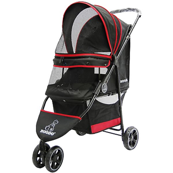 ROODO Pet Stroller Dog Stroller 3 Wheel Pet Stroller for Small Medium Dogs and C