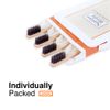 Native Birds Bamboo Toothbrush with Soft Charcoal Infused Bristles, Set of 4, Designed in Ukraine