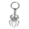 FizzyButton Gifts Spider Charm Keyring Key Ring with Silver Tone Keychain