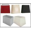 Silky Rectangular Pyramid Table Lamp Shade & Floor Lamp Shade (Silver Grey, 17" Rectangular Shade)