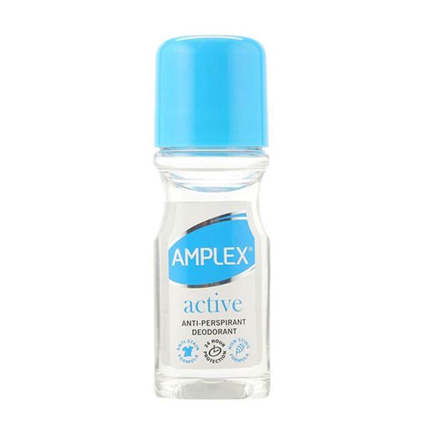 Amplex Antiperspirant Roll On Active 6 Pack