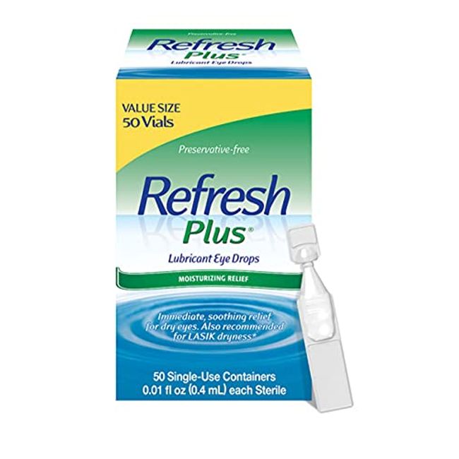 Refresh Relieva PF Eye Drops, Preservative-Free, Lubricant - 0.33 fl oz