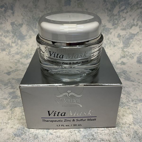 Eternal VITA MASK Therapeutic Zinc & Sulfur Mask 1.7oz - New