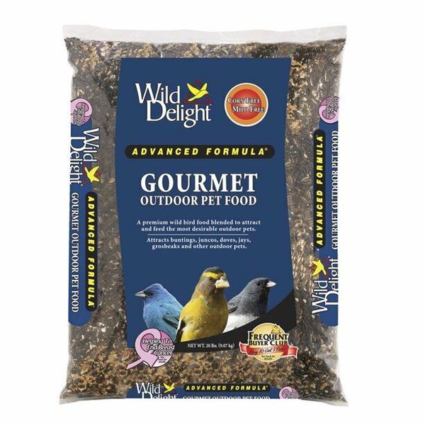 Wild Delight 368200 Birdseed Gourmet Outdoor Pet Food, 20-Pound