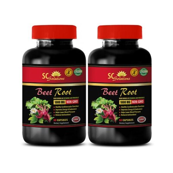 anti inflammation diet plan - BEET ROOT - energy boost for men 2 Bottles