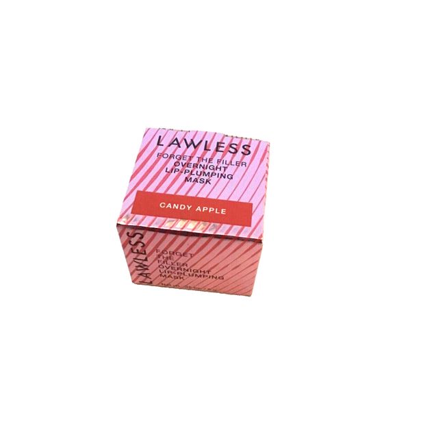 Lawless Forget The Filler Overnight Lip Plumping Mask Candy Apple New Vegan